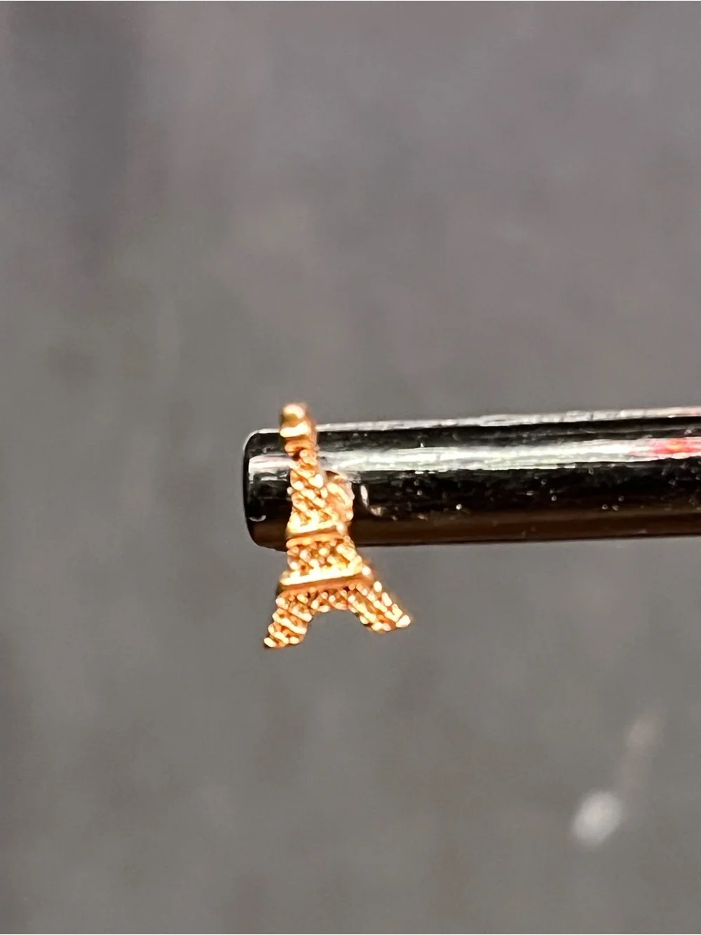 Child Size Sm Rose Gold Tone Eiffel Tower Stud Parisian Earrings Minimalist